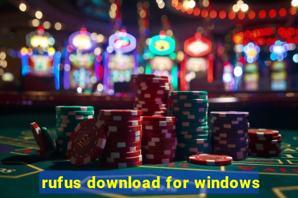 rufus download for windows